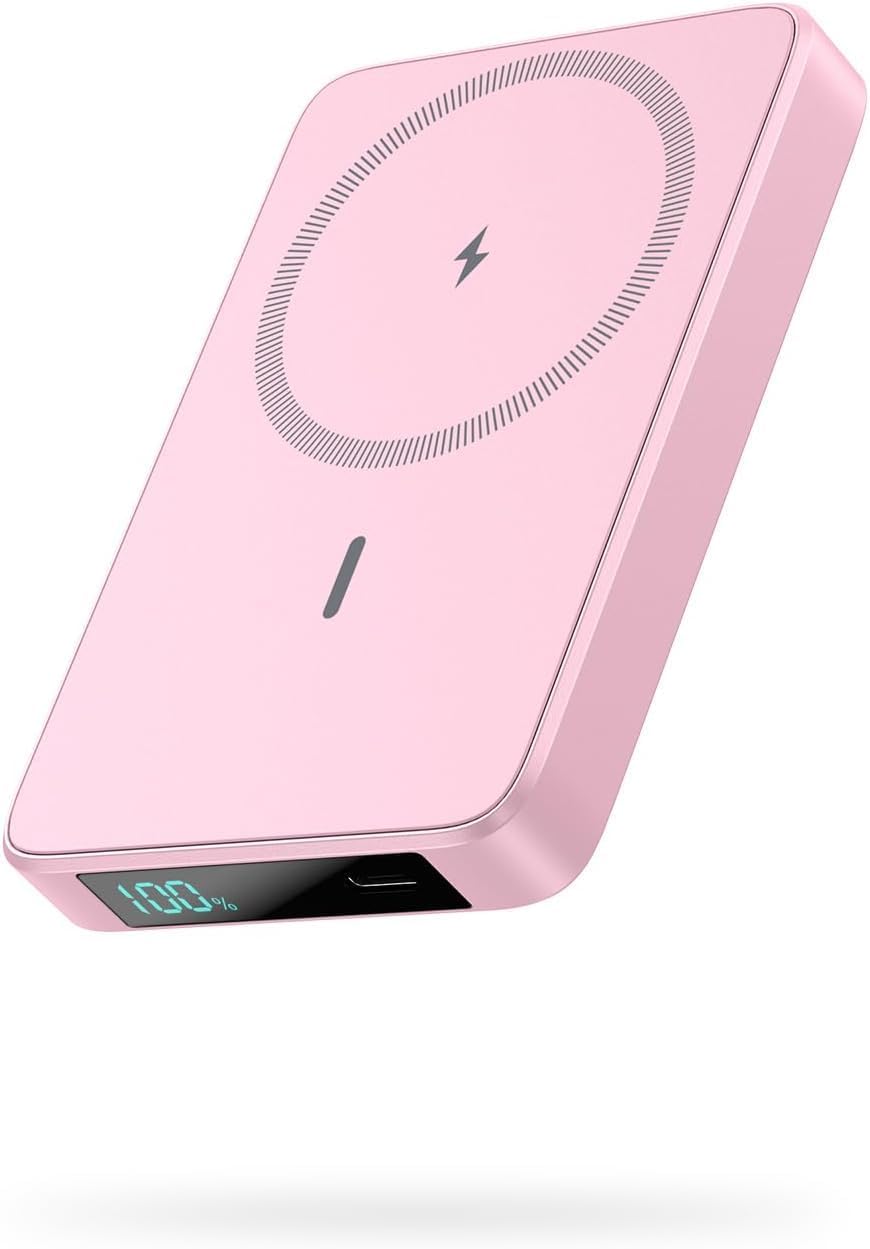 Magnetic Portable Charger 10800mah for Magsafe Battery Pack, Wireless Power Bank with 20W PD Fast Charging & LCD Display, Travel Essential Phone Battery Charger For iPhone 17/16/15/14/13/12 Series