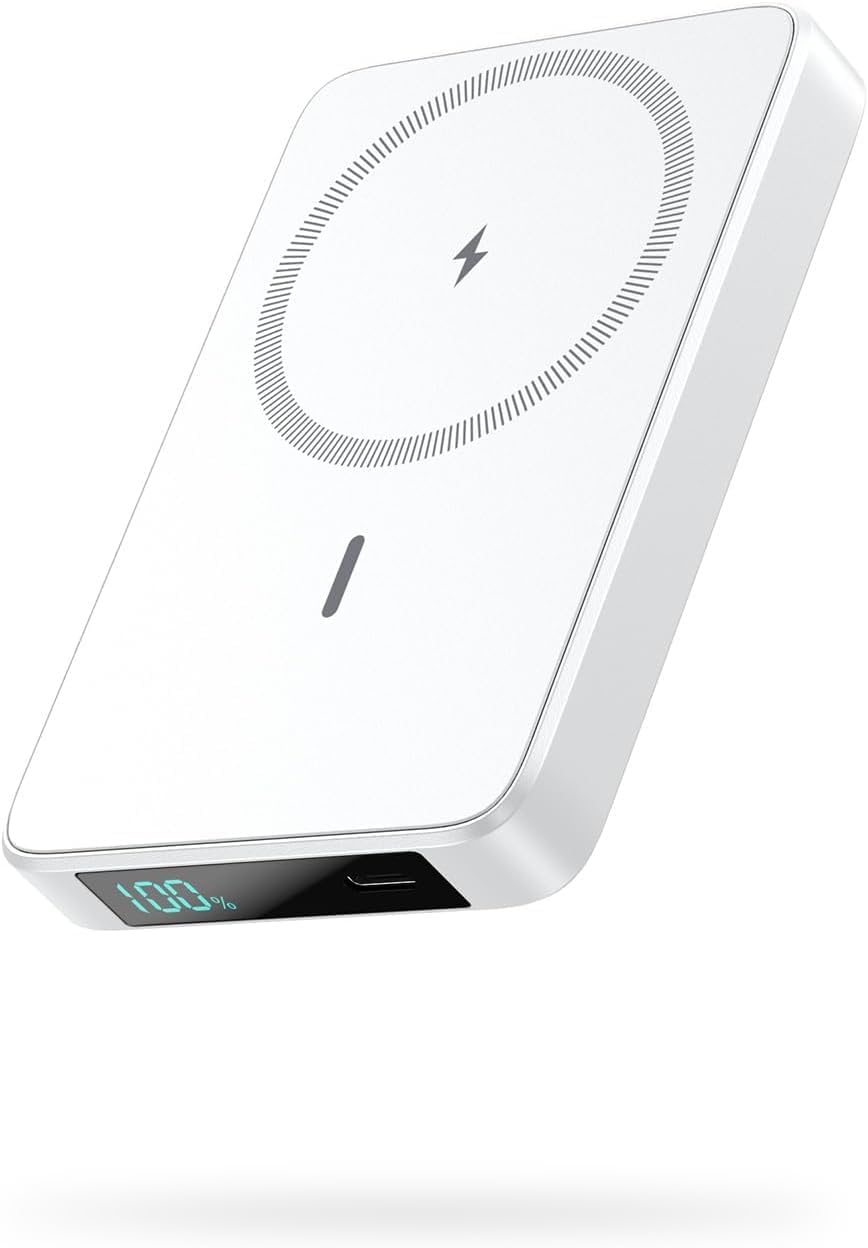 Magnetic Portable Charger 10800mah for Magsafe Battery Pack, Wireless Power Bank with 20W PD Fast Charging & LCD Display, Travel Essential Phone Battery Charger For iPhone 17/16/15/14/13/12 Series