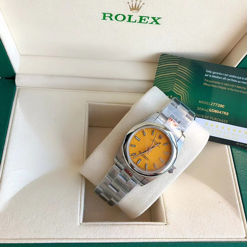 Oyster Perpetual M277200 41mm&31mm Yellow Dial 5