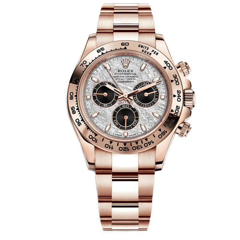 Cosmograph Daytona M116505-0014 Meteorite Dial Rose Gold Oyster Bracelet 40mm Watch 1