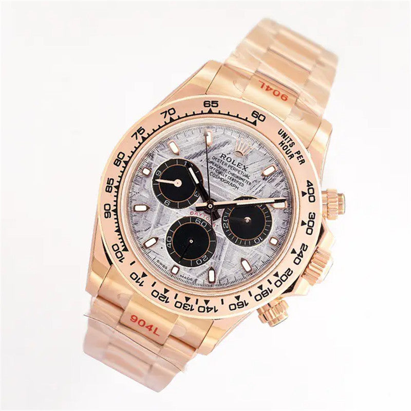 Cosmograph Daytona M116505-0014 Meteorite Dial Rose Gold Oyster Bracelet 40mm Watch 3