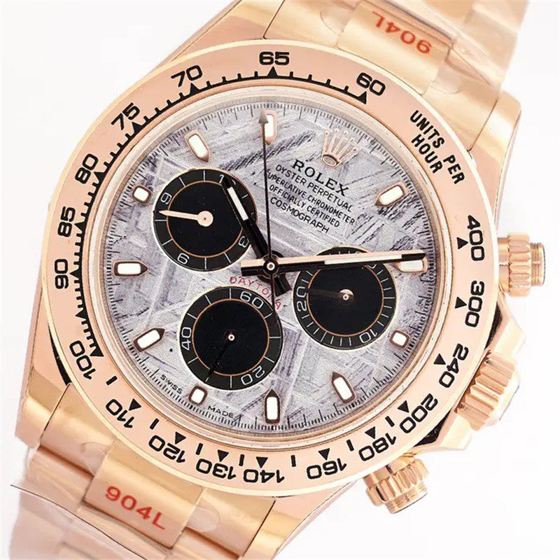 Cosmograph Daytona M116505-0014 Meteorite Dial Rose Gold Oyster Bracelet 40mm Watch 4