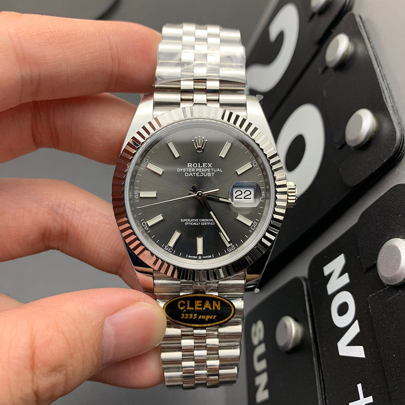 Datejust 126334 Dark Rhodium 41mm and 36mm Stainless Steel Watch 3