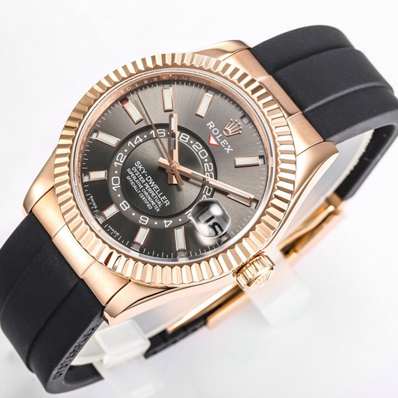Sky Dweller 326238 42mm Gray Oyster Perpetual Watch 3