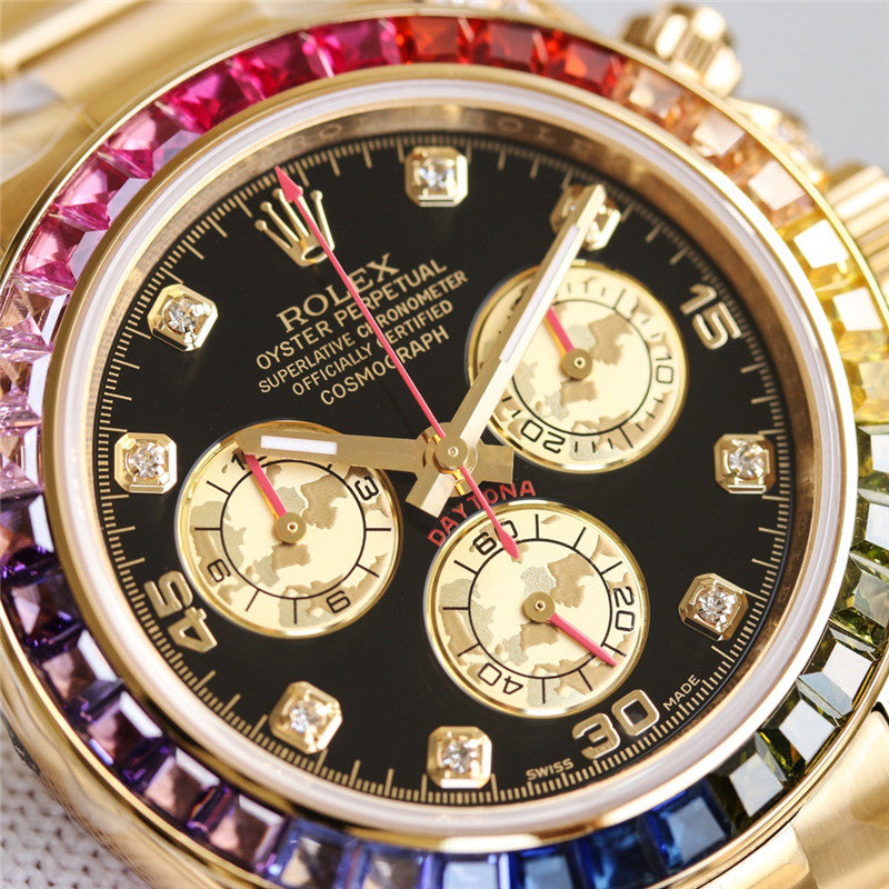 Cosmograph Daytona 116598 RBOW Diamond Yellow Gold Stainless Steel 40mm 3