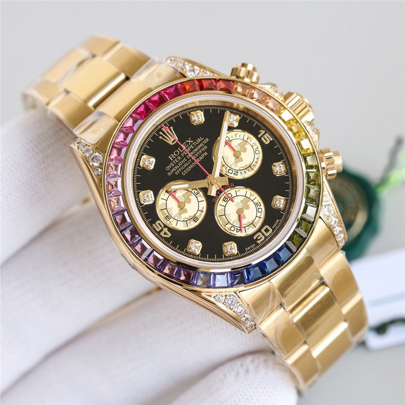 Cosmograph Daytona 116598 RBOW Diamond Yellow Gold Stainless Steel 40mm 4