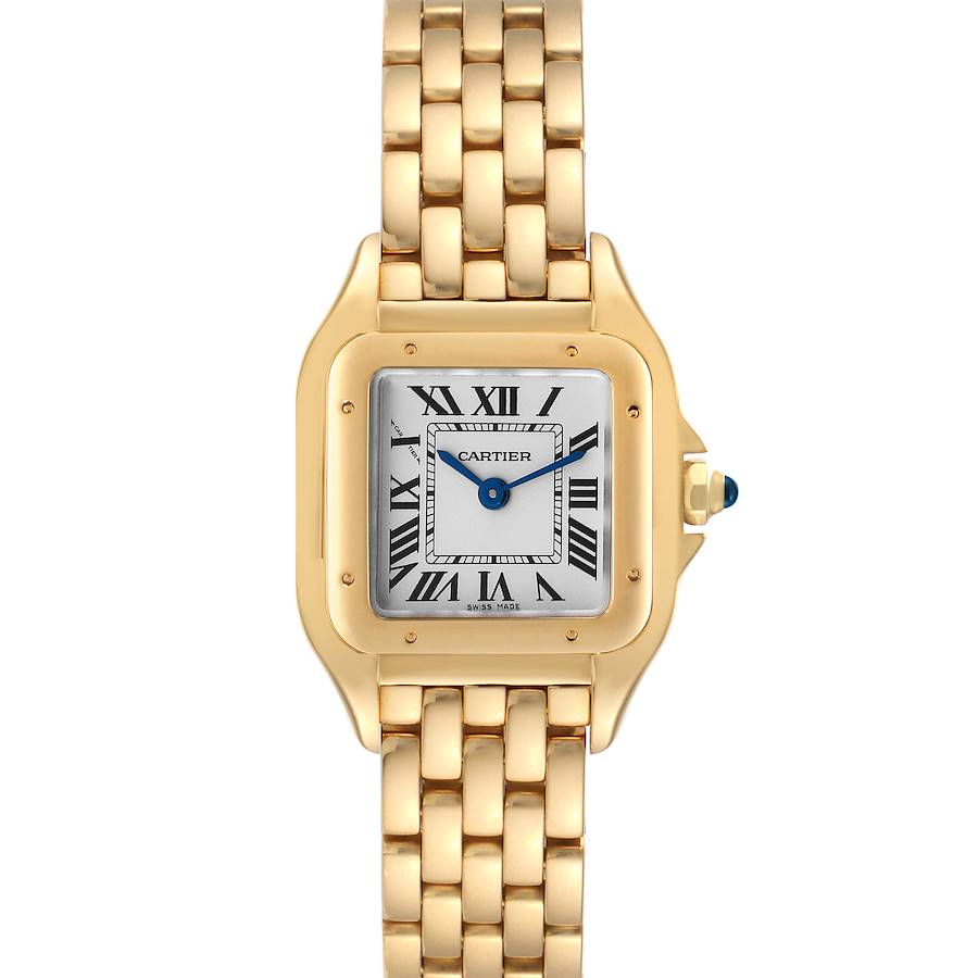 Cartier Panthere Small Yellow Gold Silver Dial Ladies Watch WGPN0008 1