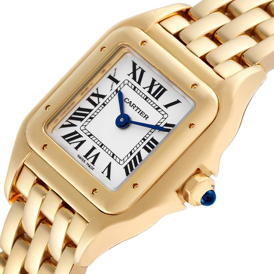 Cartier Panthere Small Yellow Gold Silver Dial Ladies Watch WGPN0008 2