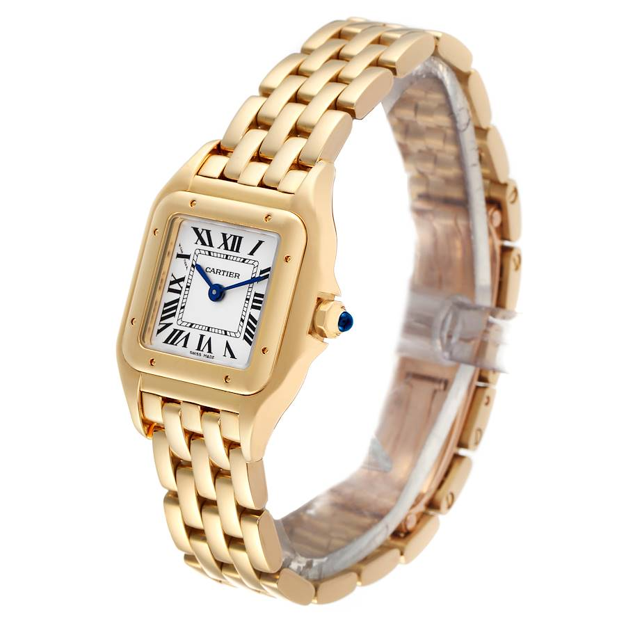 Cartier Panthere Small Yellow Gold Silver Dial Ladies Watch WGPN0008 3