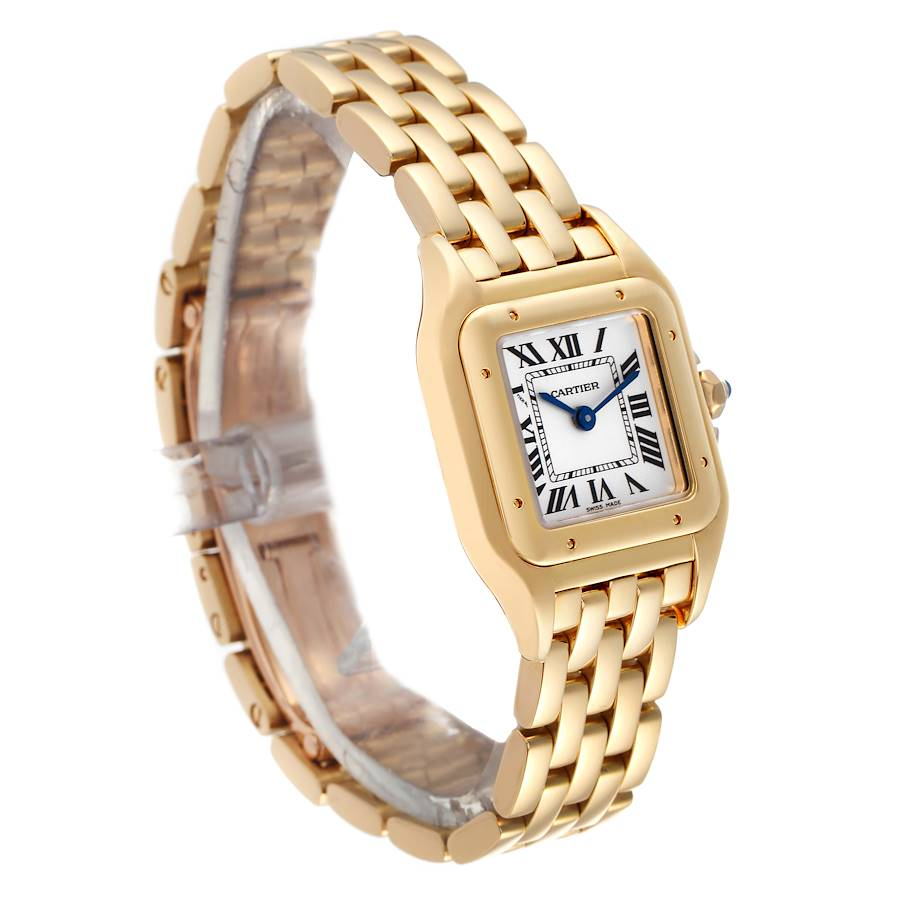 Cartier Panthere Small Yellow Gold Silver Dial Ladies Watch WGPN0008 4