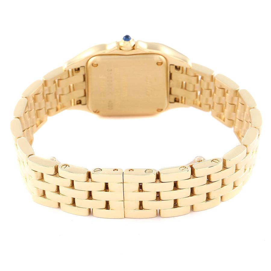 Cartier Panthere Small Yellow Gold Silver Dial Ladies Watch WGPN0008 5