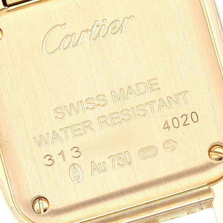 Cartier Panthere Small Yellow Gold Silver Dial Ladies Watch WGPN0008 6