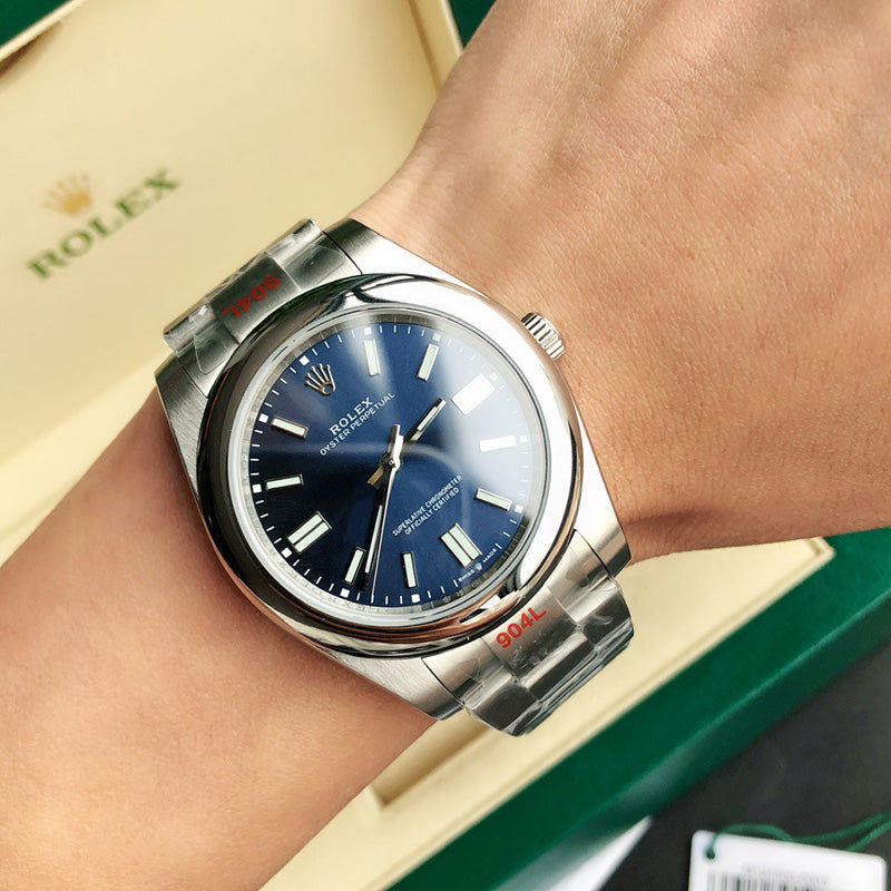 Oyster Perpetual 124300 41mm&36mm Blue Dial 2