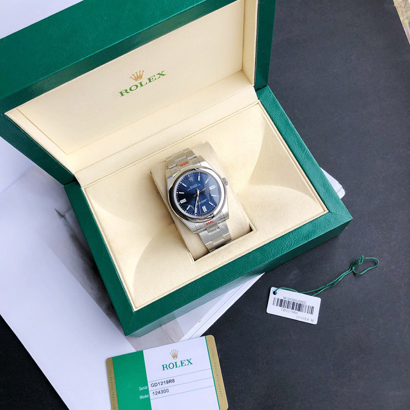 Oyster Perpetual 124300 41mm&36mm Blue Dial 7
