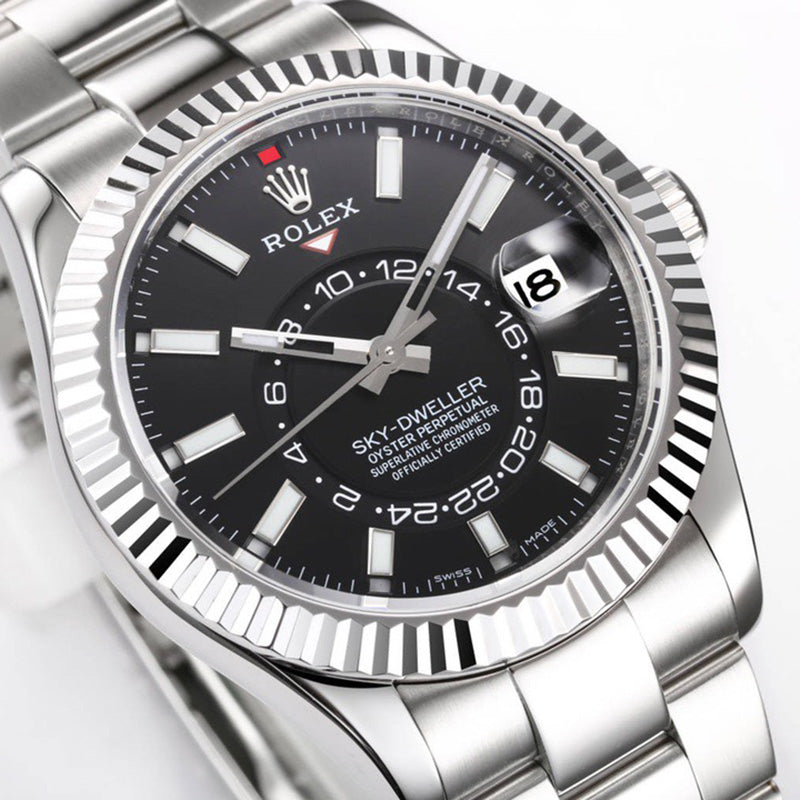Sky Dweller 326934 Black Index Dial and Oyster Bracelet Watch 42mm 4