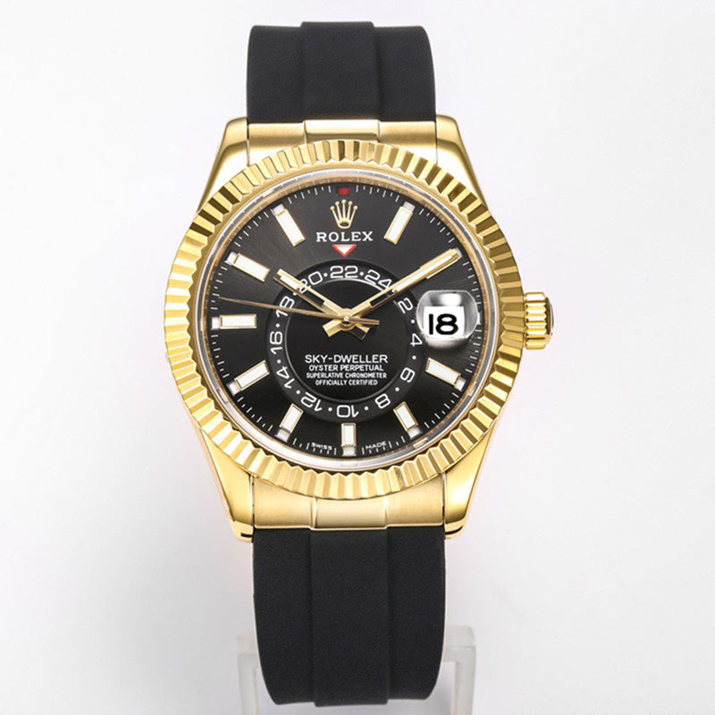 Sky Dweller 326238 42mm Black Oyster Perpetual Mens Watch 1