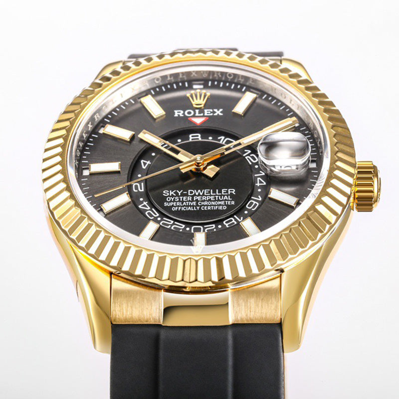 Sky Dweller 326238 42mm Black Oyster Perpetual Mens Watch 3