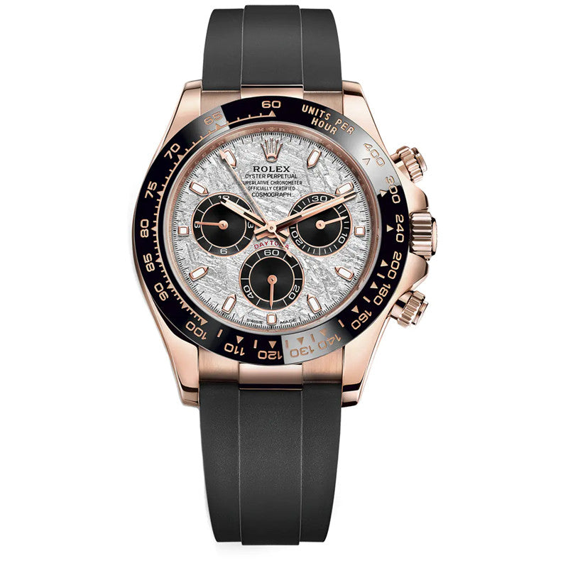 Cosmograph Daytona m116515ln-0055 40mm Meteorite Dial Oysterflex Everose Gold Watch 1