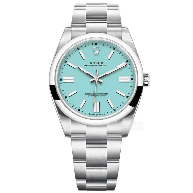 Oyster Perpetual 124300 41mm&36mm Light Blue Dial 1