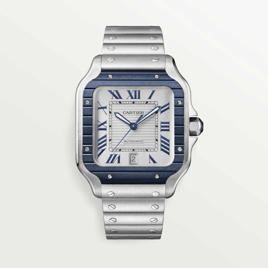 Cartier Santos Stainless Steel & PVD Men’s Watch, WSSA0047 1