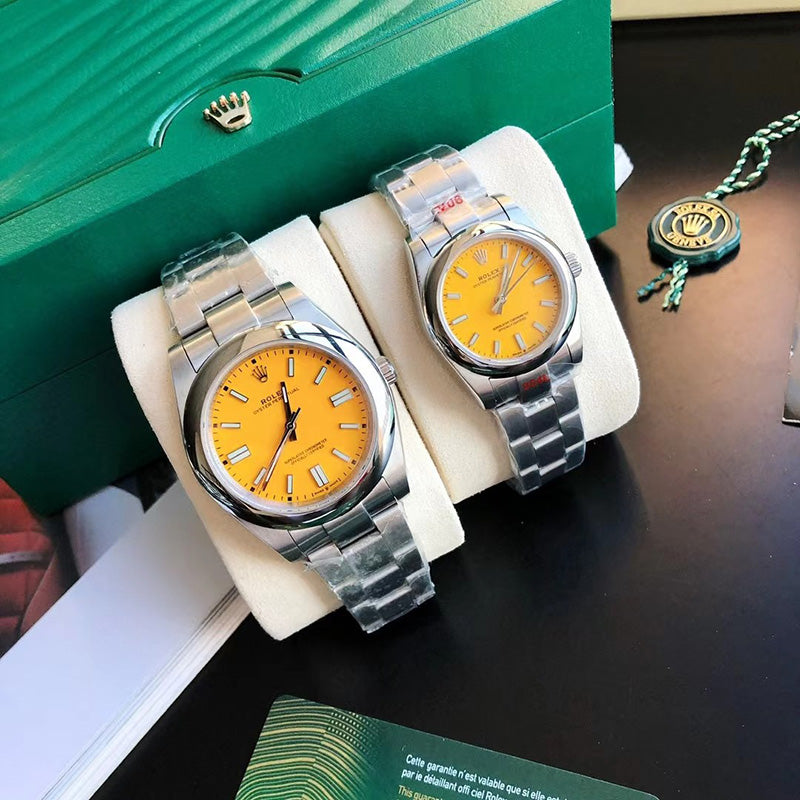 Oyster Perpetual M277200 41mm&31mm Yellow Dial 2