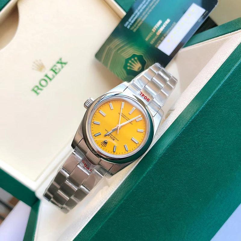 Oyster Perpetual M277200 41mm&31mm Yellow Dial 4