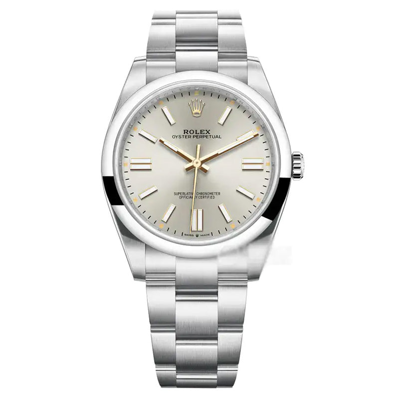 Oyster Perpetual 124300 41mm&36mm Silver Dial 1