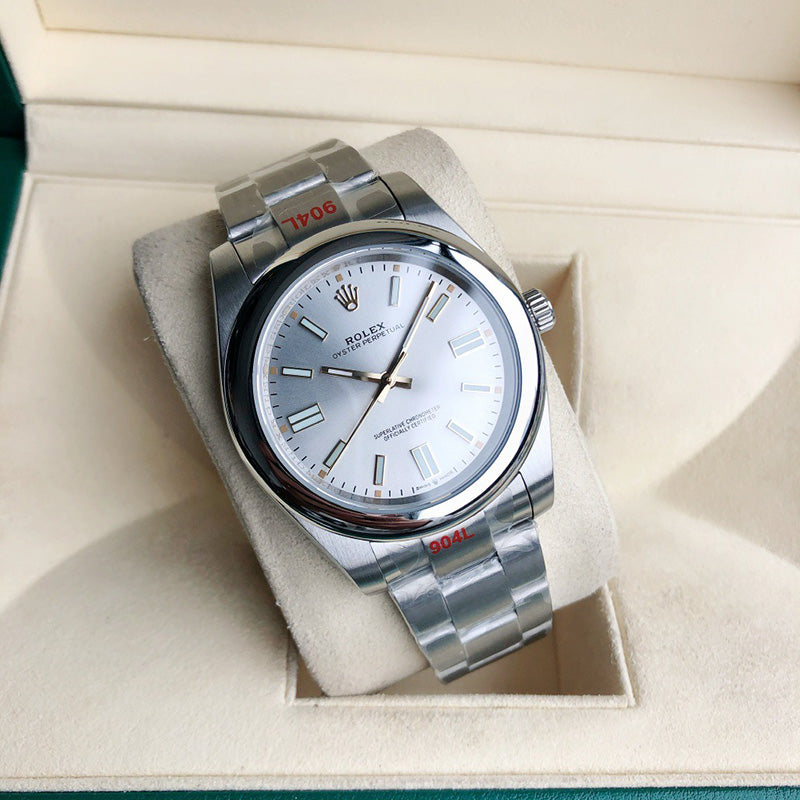 Oyster Perpetual 124300 41mm&36mm Silver Dial 5