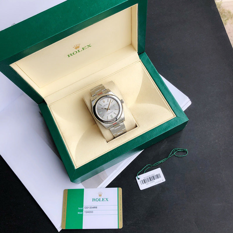 Oyster Perpetual 124300 41mm&36mm Silver Dial 6