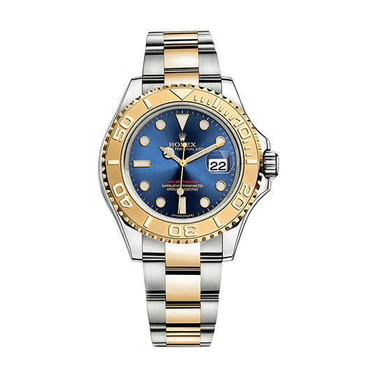 Yacht Master 16623 Blue Stainless Steel and Yellow Gold Watch 40mm 1