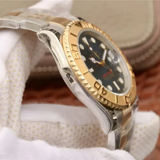 Yacht Master 16623 Blue Stainless Steel and Yellow Gold Watch 40mm 7