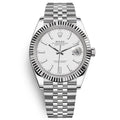 Datejust 126334 White Index Oyster 41mm&36mm Stainless Steel Watch 1