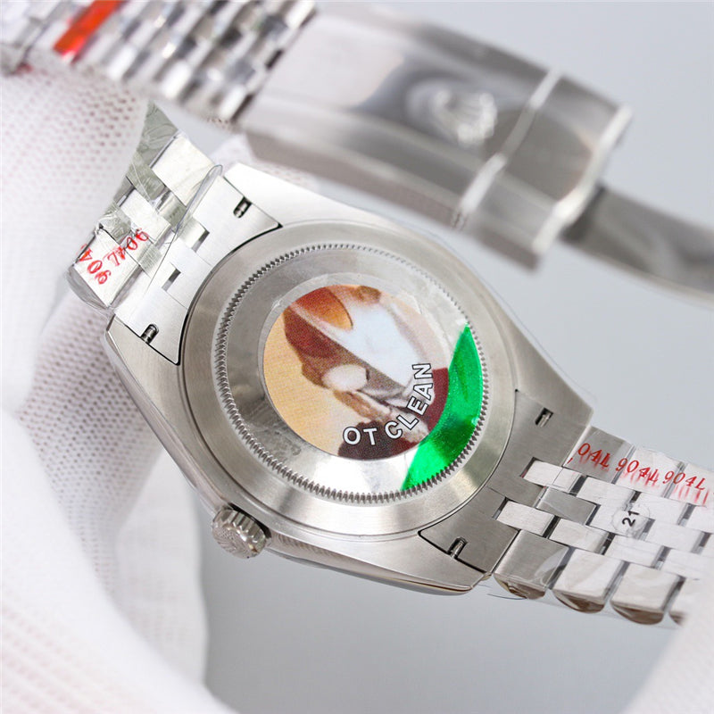 Datejust 126334 White Index Oyster 41mm&36mm Stainless Steel Watch 4