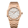 Audemars Piguet Royal Oak Self Winding Silver-toned dial 41mm Rose Gold Watch 15400OR.OO.1220OR.02 1