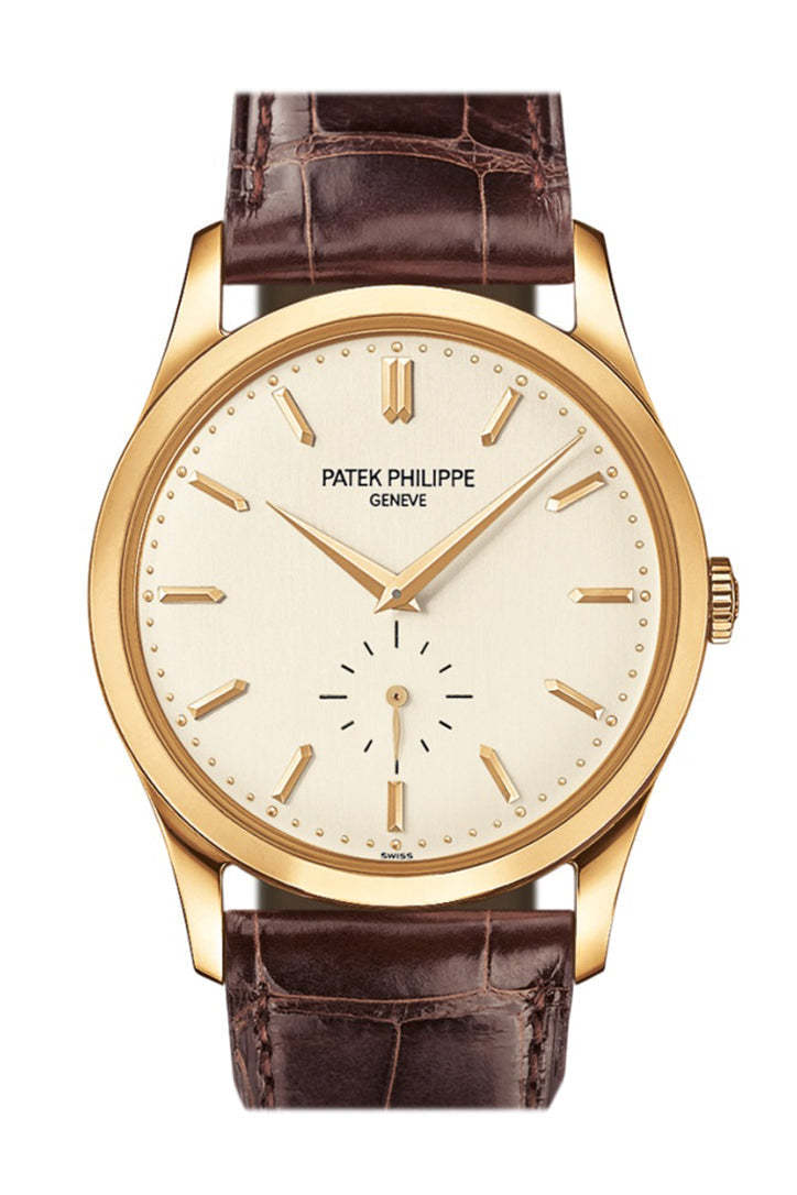 Patek Philippe Calatrava Mechanical Opaline White Dial Men's Watch 5196J-001 1