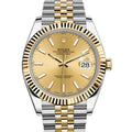 Datejust 126334-0009 Gold Dial 41mm&36mm Watch 1