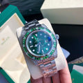 Custom Diamond Submariner Green Dial Mens Watch 116610LN 40MM 1