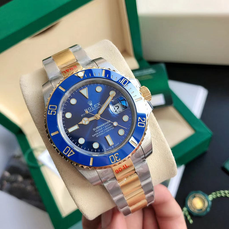 Submariner 126613LB 40mm Two Tone Oyster Bracelet Blue Dial Watch 2
