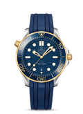 Seamaster Diver 300m Blue yellow gold 42mm 1