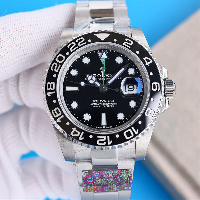 GMT-Master II 116710LN 40mm Stainless Steel Black Dial Watch 3