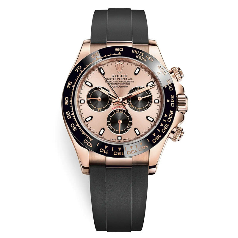 Cosmograph Daytona m116515ln-0018 40mm Pink&Black Oysterflex Everose Gold Watch 1