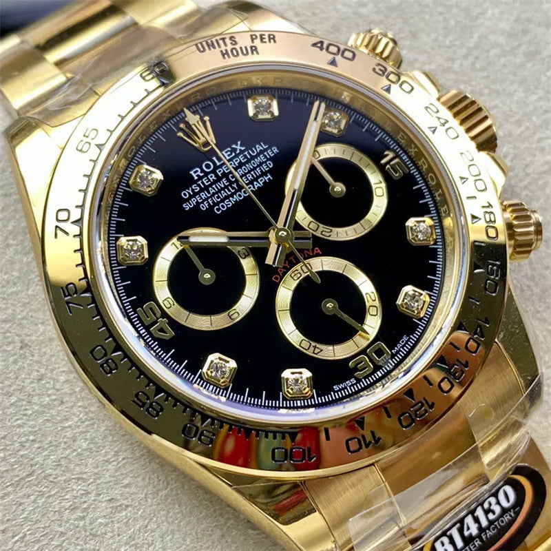 Cosmograph Daytona m116508-0016 Black Diamond Oyster 40mm Watch 2