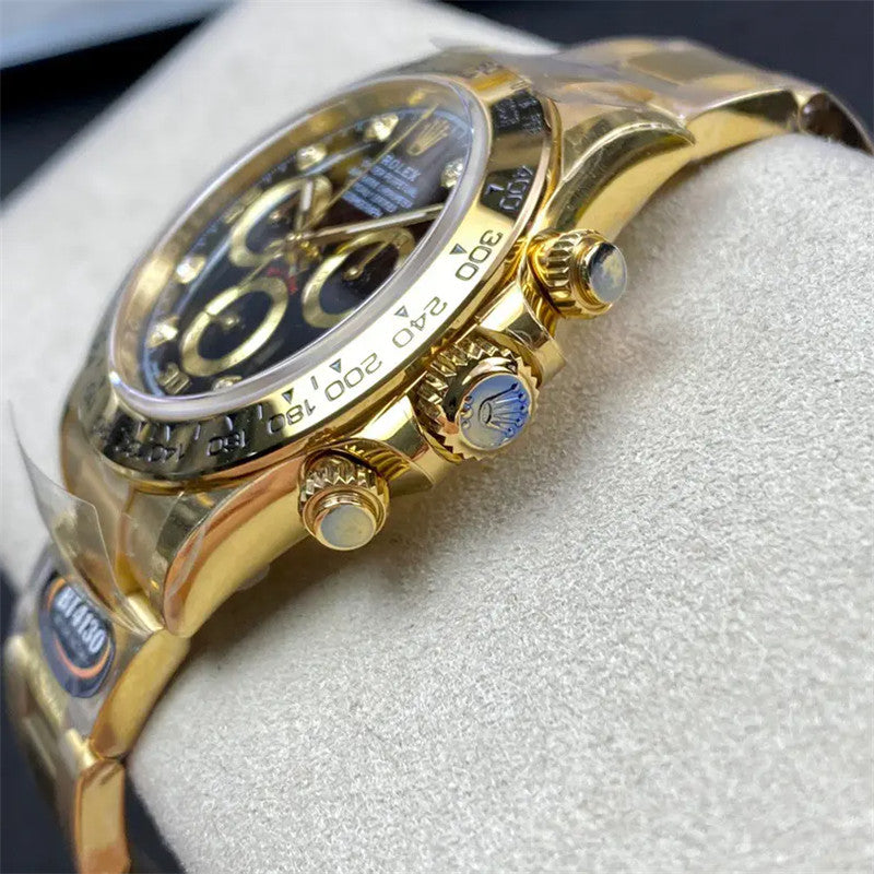 Cosmograph Daytona m116508-0016 Black Diamond Oyster 40mm Watch 6