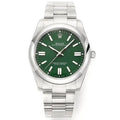 Oyster Perpetual 124300 41mm&36mm Green Dial 1