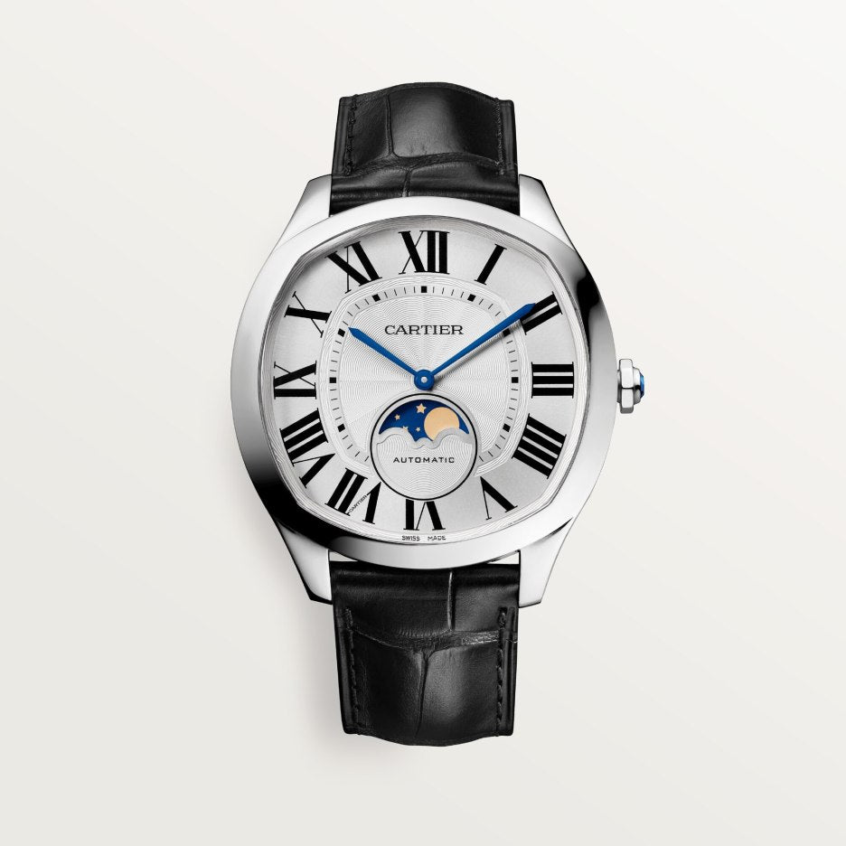Cartier Drive Moon Phases Stainless steel Men’s Watch, WSNM0008 1