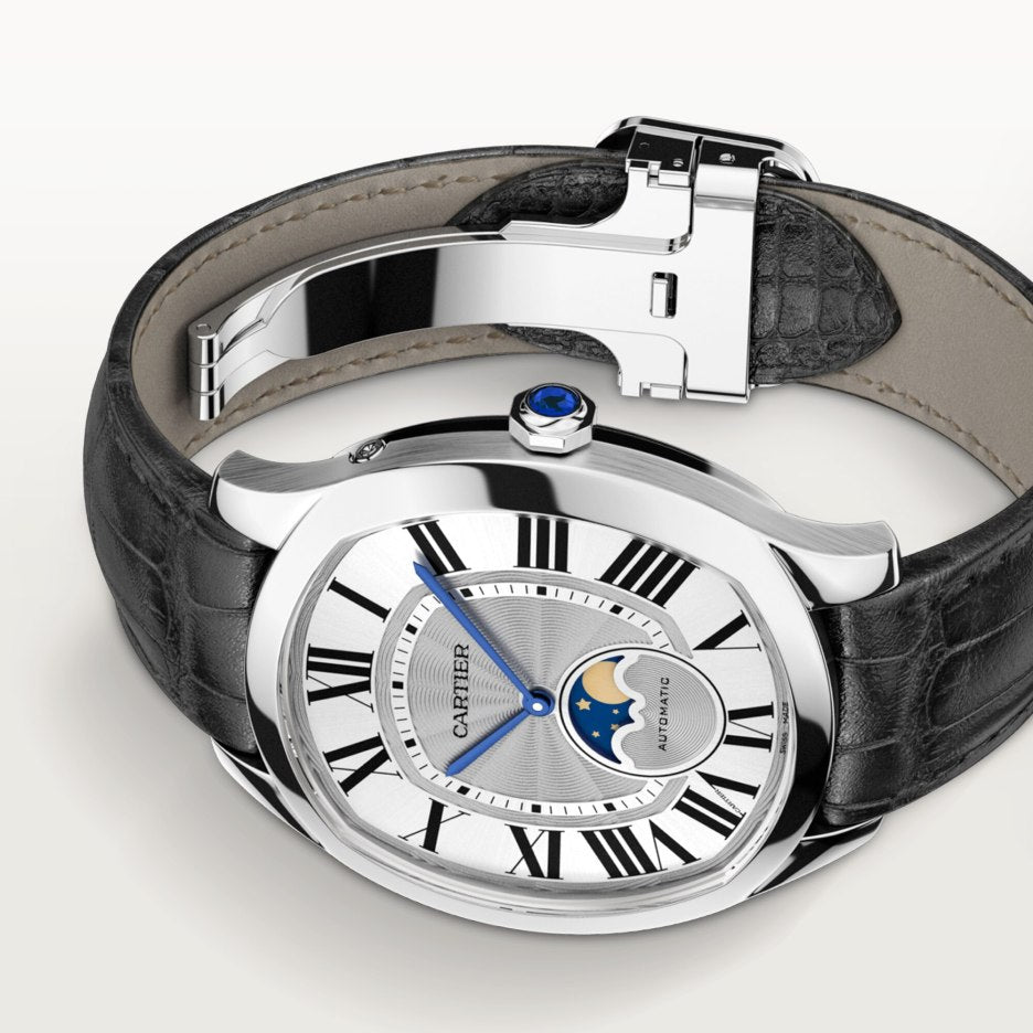 Cartier Drive Moon Phases Stainless steel Men’s Watch, WSNM0008 3