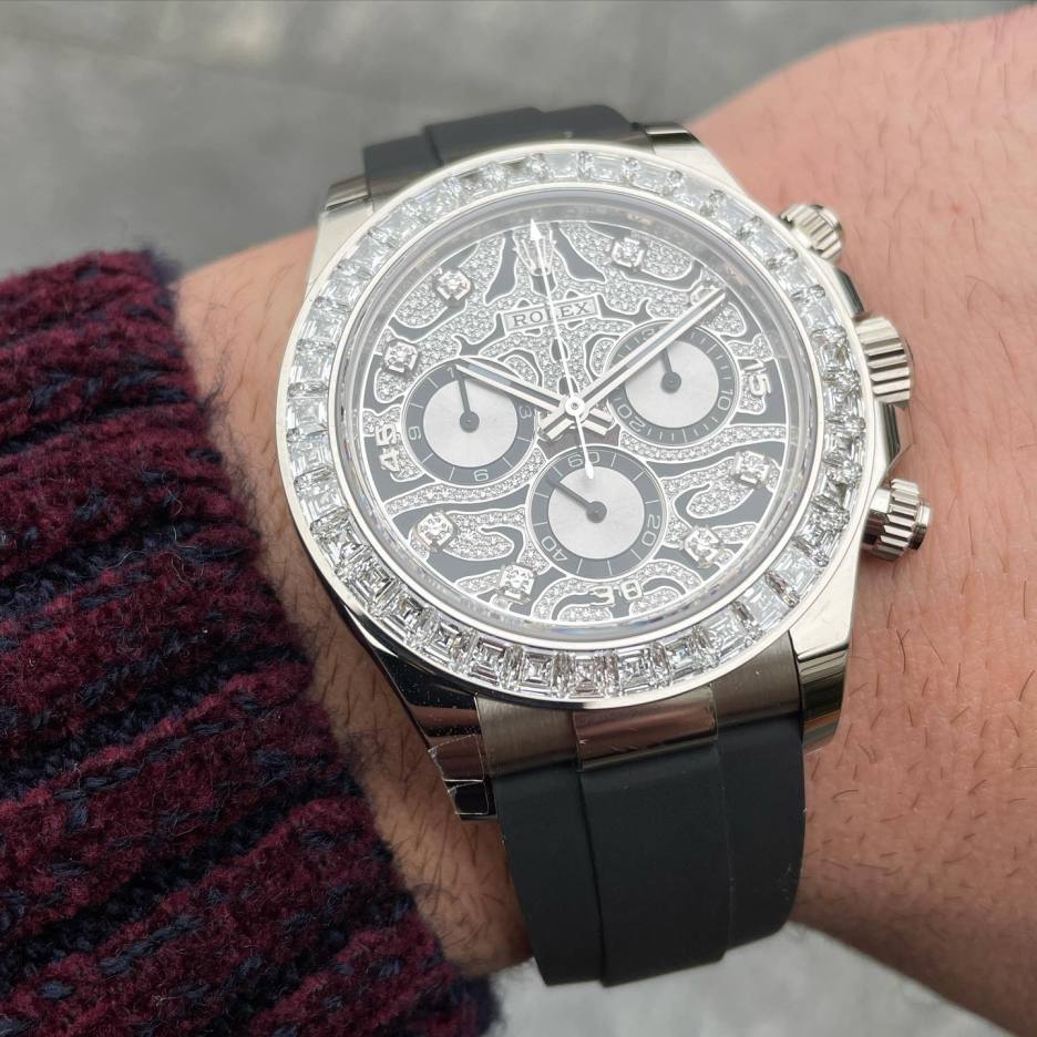 Rolex Daytona 116589TBR "Eye of the Tiger" White Gold UNWORN 6