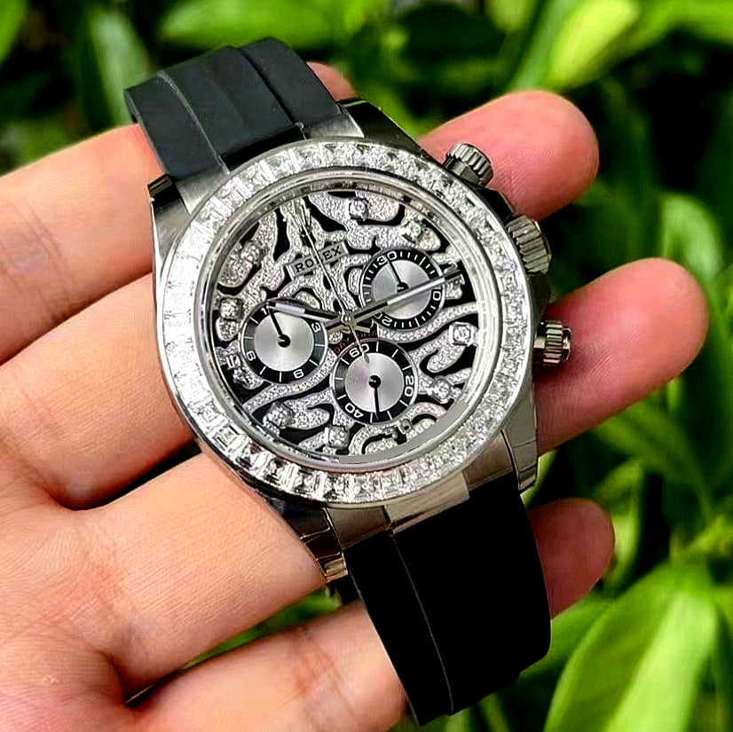 Rolex Daytona 116589TBR "Eye of the Tiger" White Gold UNWORN 8