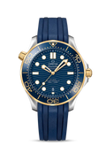 Seamaster Diver 300m Blue yellow gold 42mm 1