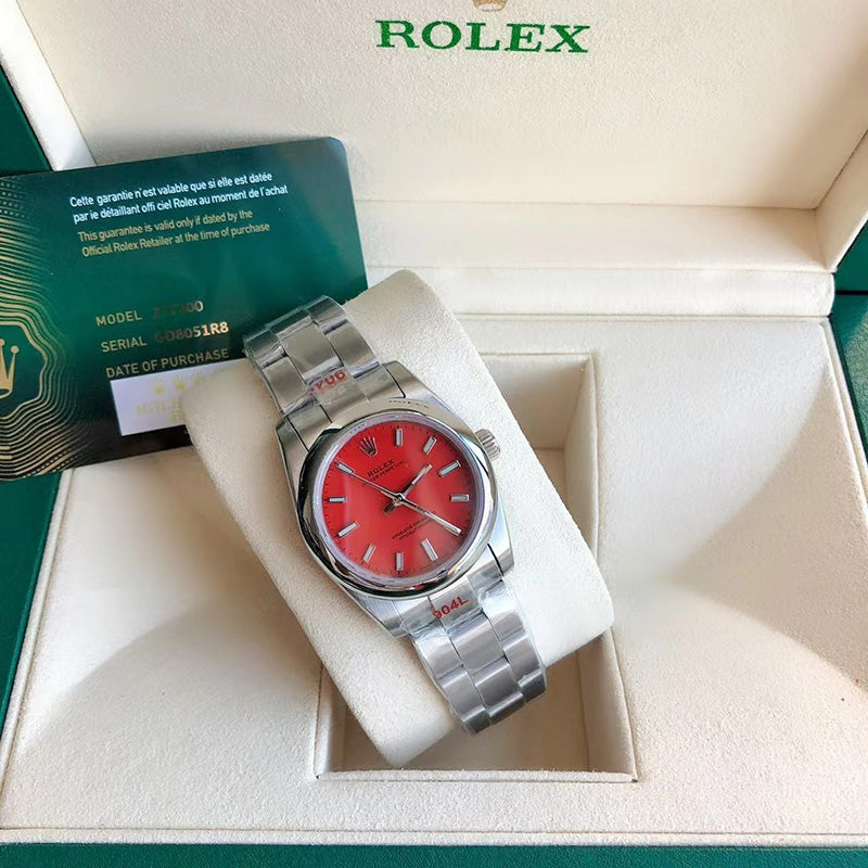 Oyster Perpetual M277200 41mm&31mm Red Dial 4